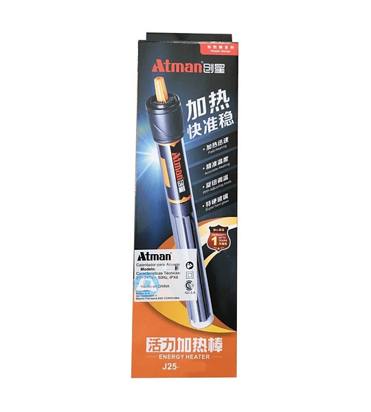 Atman Termocalefactor Corto Serie J25 - 50 watts