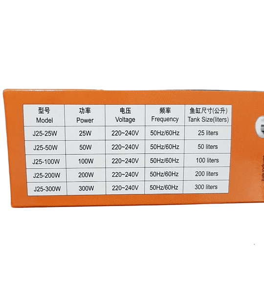 Atman Termocalefactor Corto Serie J25 - 100 watts