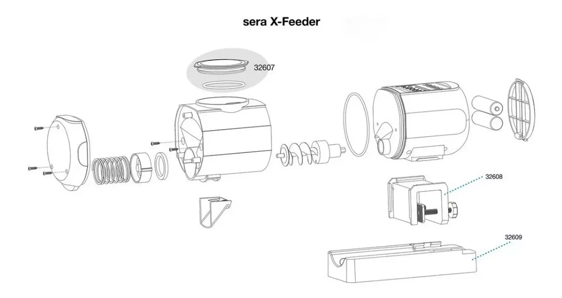 Alimentador automatico X-Feeder Sera 3