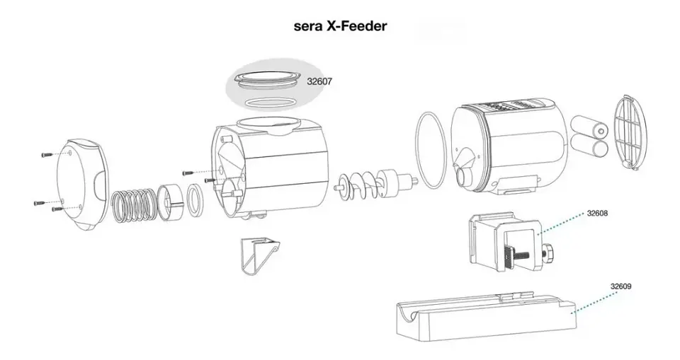 Alimentador automatico X-Feeder Sera 3