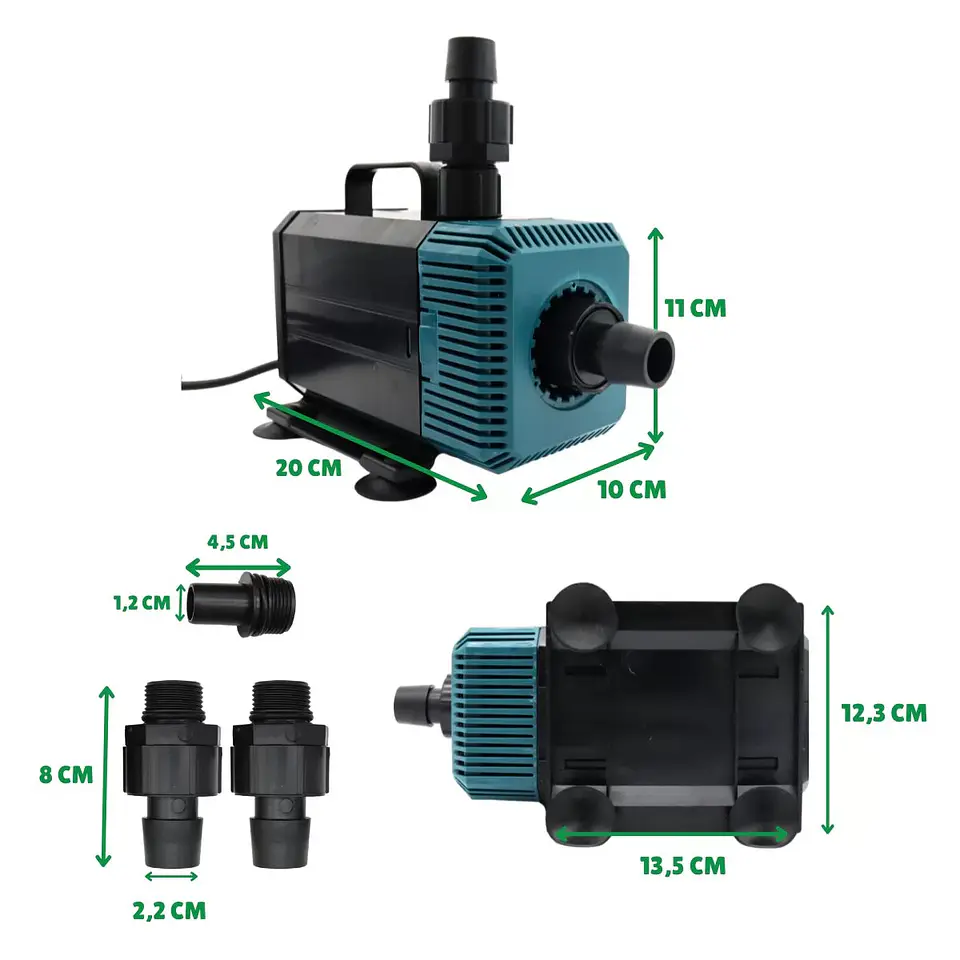 Bomba De Agua Sumergible 5500 L/h Sobo 3