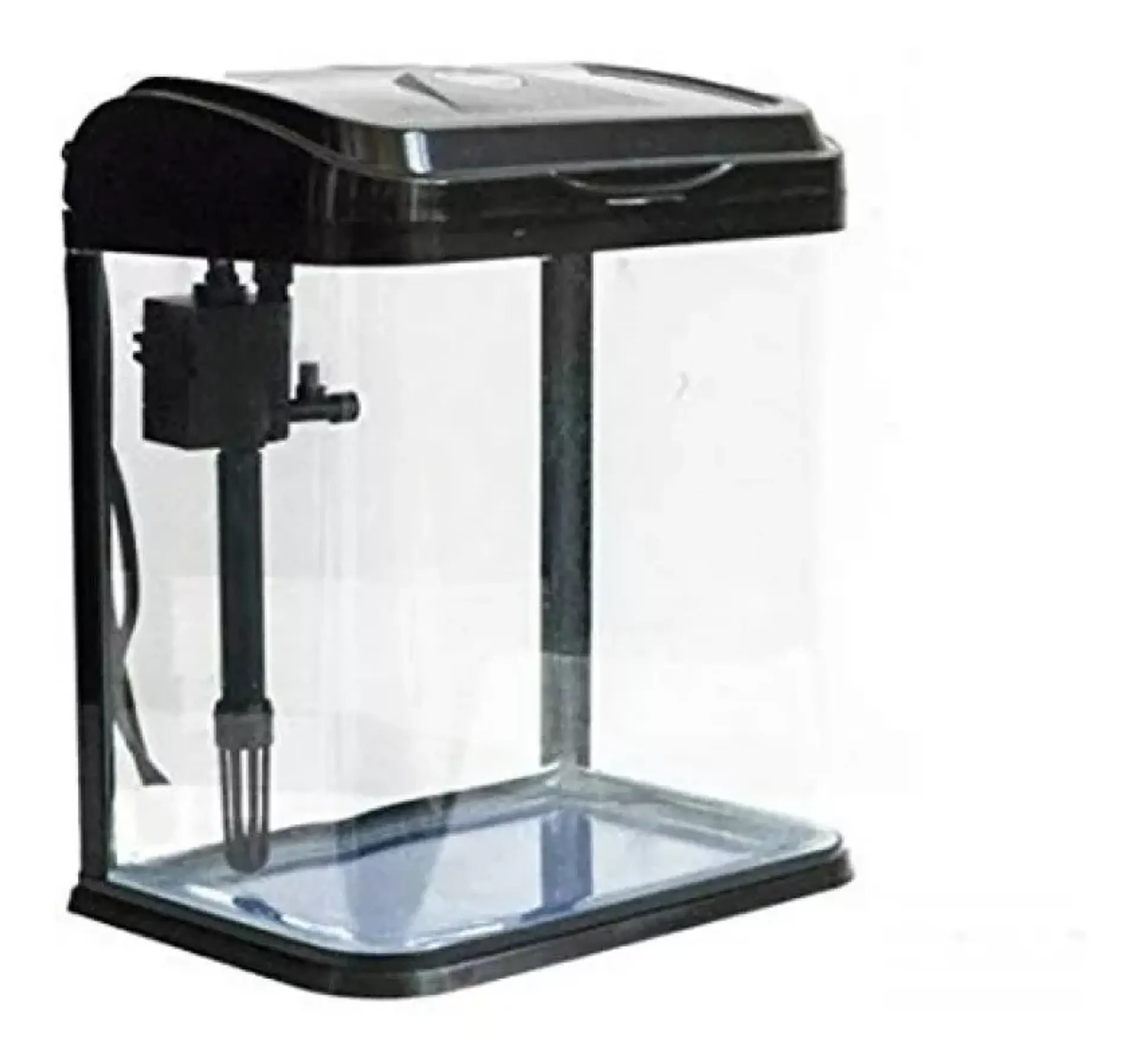 Acuario completo 72 litros Sunsun Negro 1