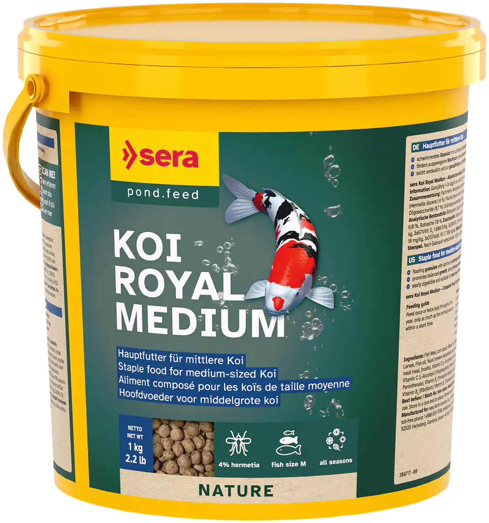 Alimento Koi Royal Medium 3,8 litros 1