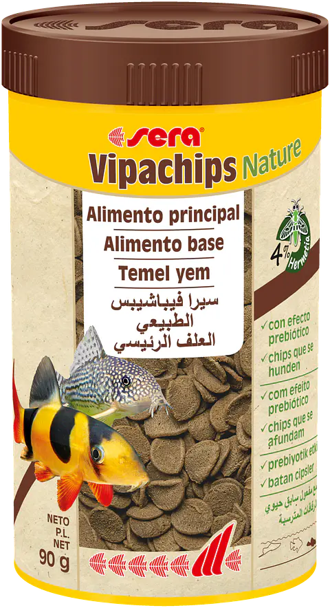 Alimento peces de fondo Vipachips 250 ml