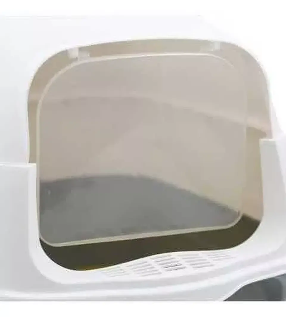 Arenero 2 en 1 desmontable para gatos 6