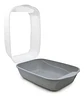 Arenero 2 en 1 desmontable para gatos - Miniatura 7