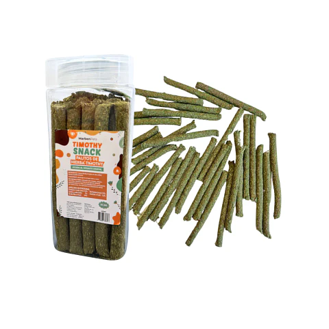 Timothy Snack palitos de hierba Timothy 25 unidades
