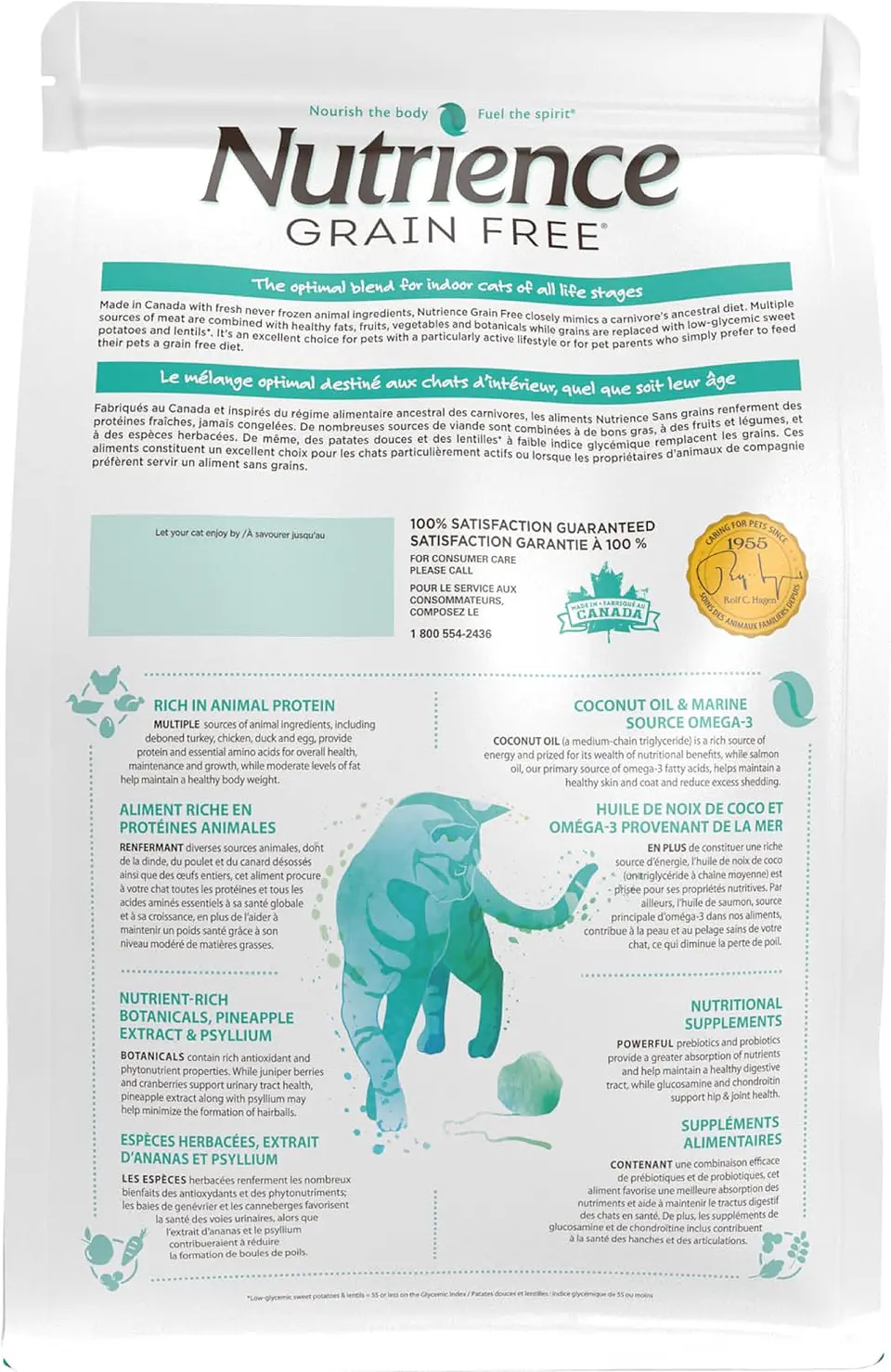 Alimento Gatos Nutrience Grain Free indoor Formula pavo pollo y pato 4