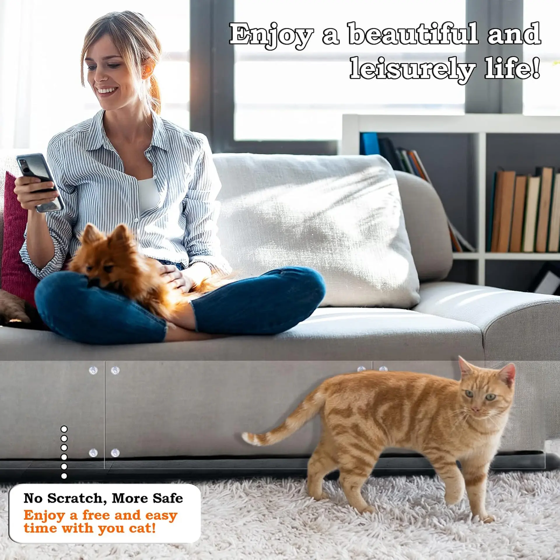 Pack 5 Protector de Muebles Gatos 30*45 cm 2