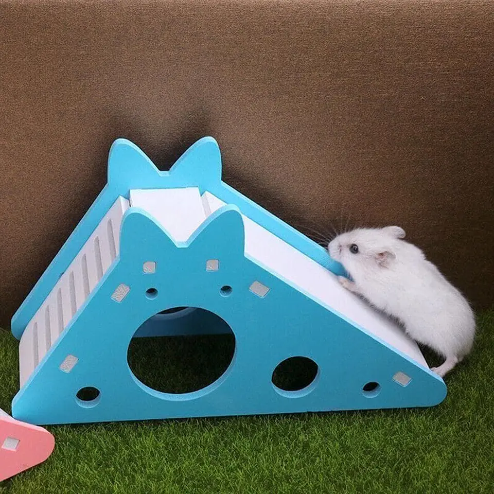 Tobogán con guarida para hamster pequeño 3