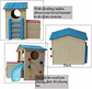 Escondite madera hamster con escalera y tobogan - Miniatura 6