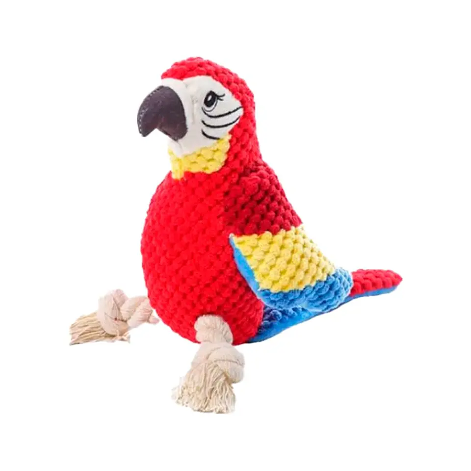 Guacamayo peluche juguete con sonido perro 1