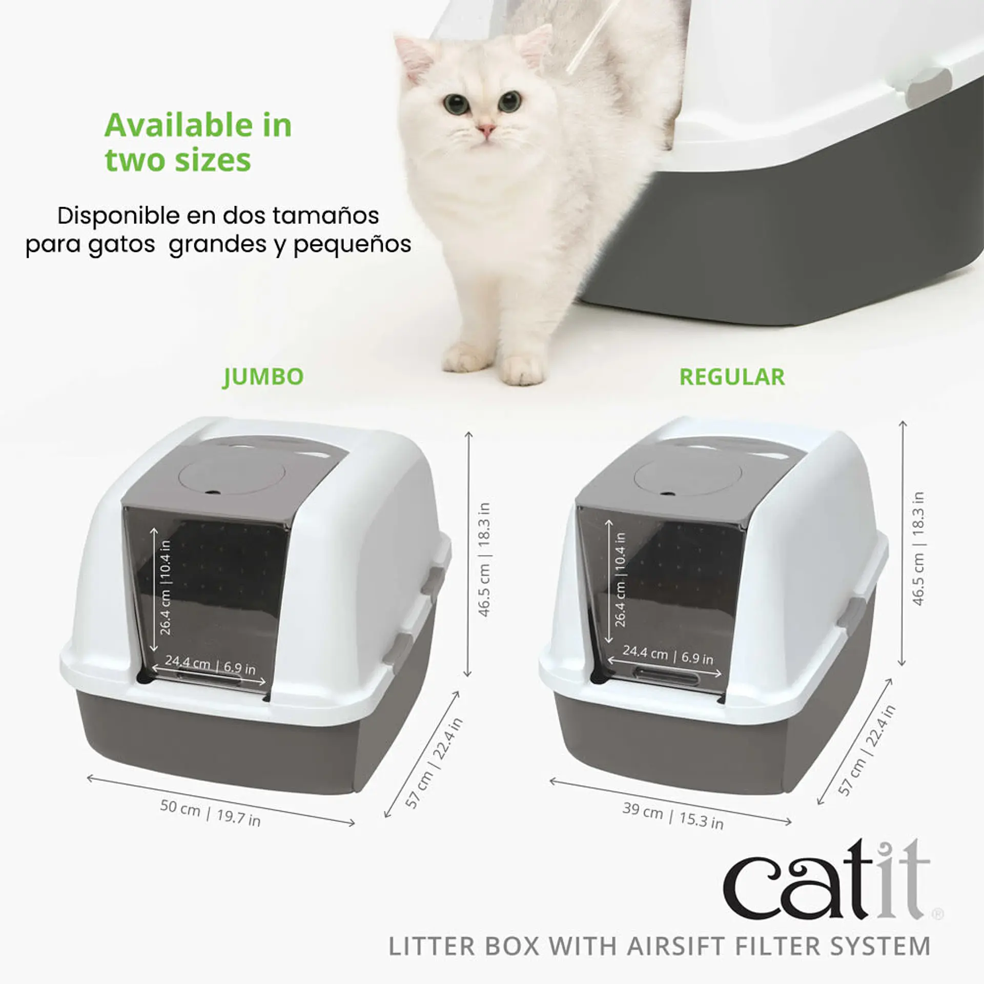 Catit baño JUMBO para gatos 3