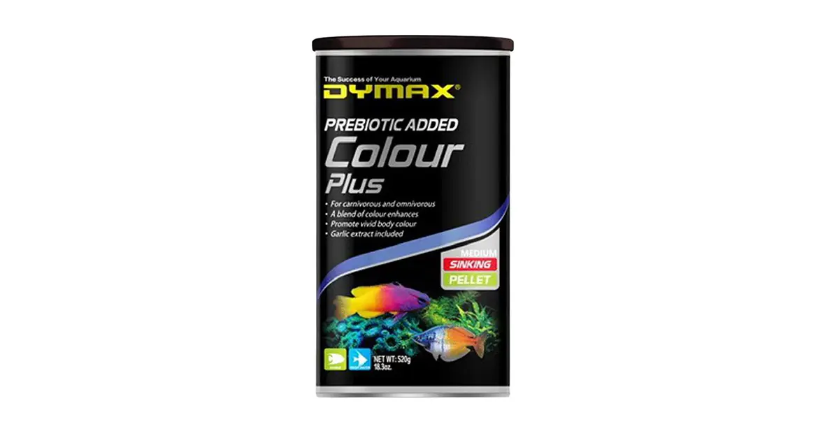 Dymax Colour Plus Small Pellet 160g - Alimento Peces Chile
