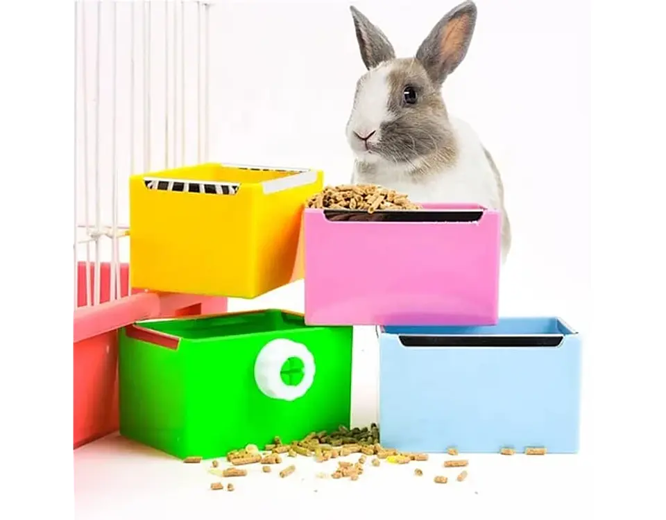 Comedero con soporte para pequeñas mascotas 1