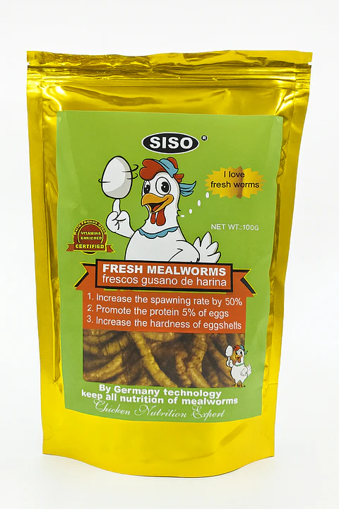 Larvas de tenebrios Frescos (100 g)
