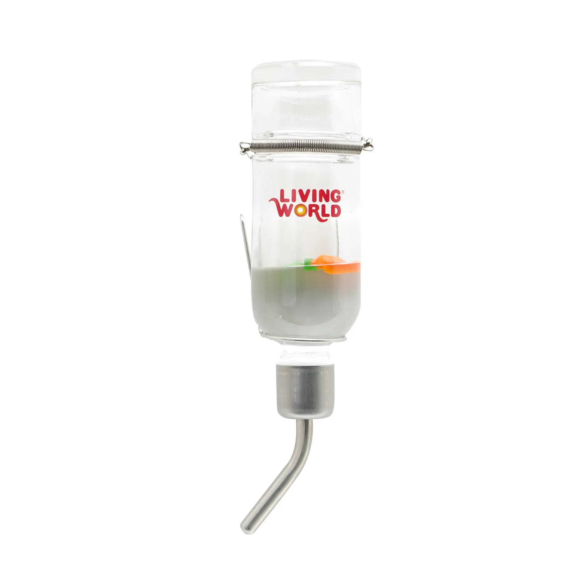Bebedero Botella Vidrio Living World 2