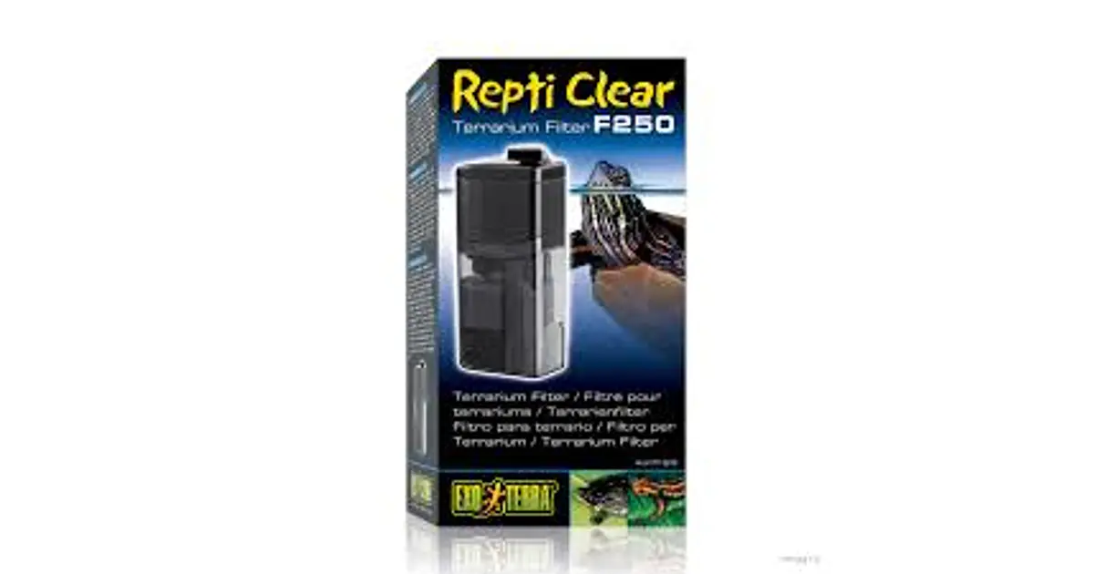Exo Terra Repti Clear 250 – 2x Koolstoffilterpatroon – Voor Terrariumfilters F250 & F350