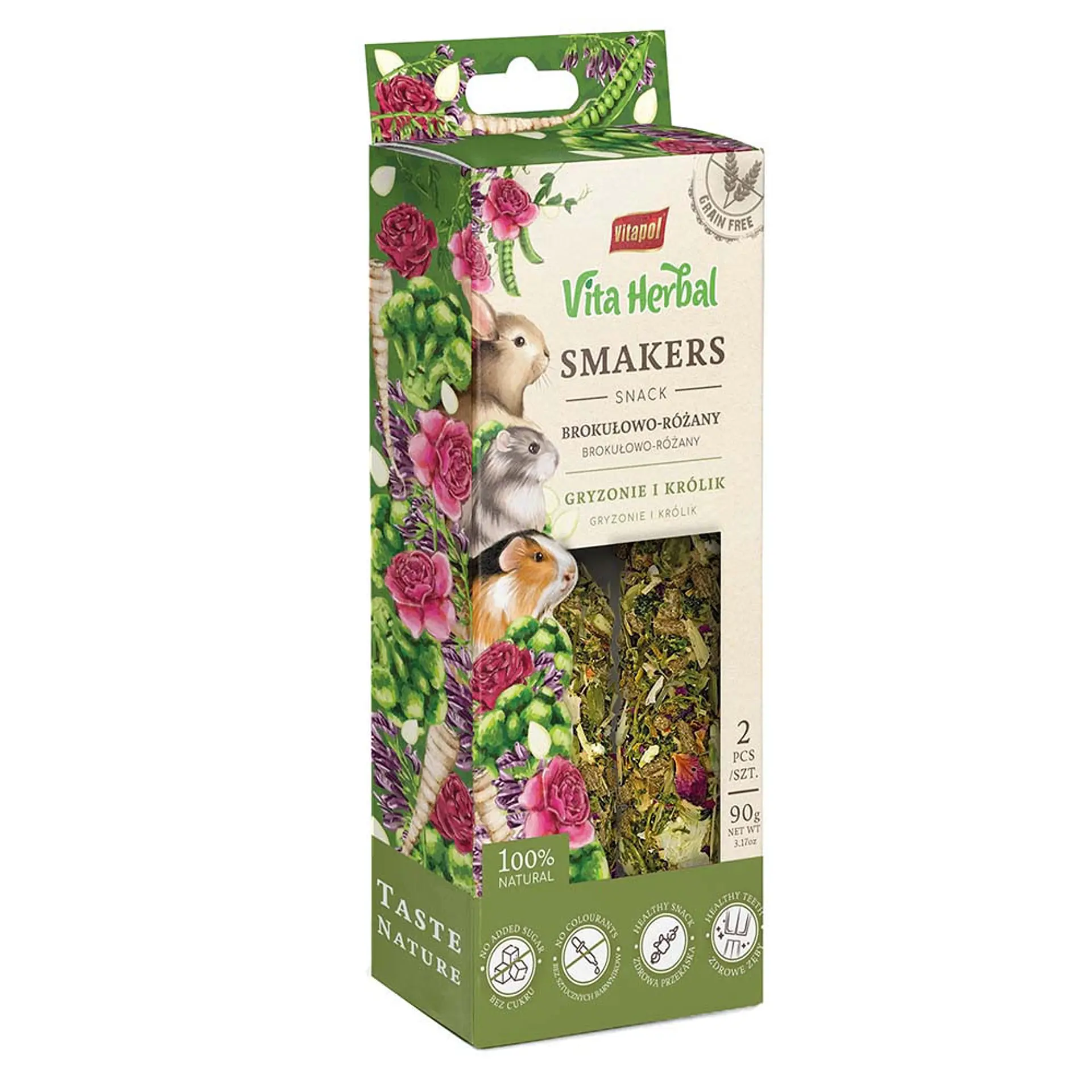 HERBAL SMAKERS BRÓCOLI Y ROSAS 90GR 1