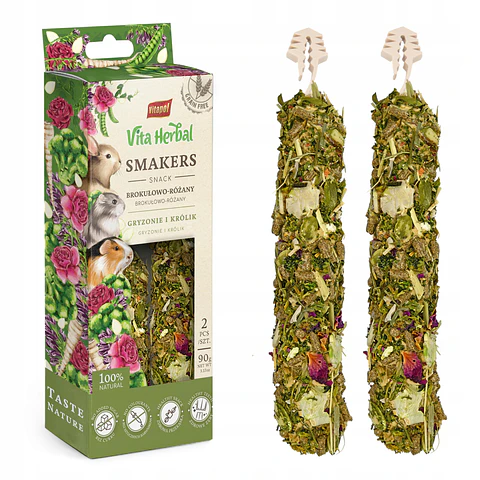 HERBAL SMAKERS BRÓCOLI Y ROSAS 90GR
