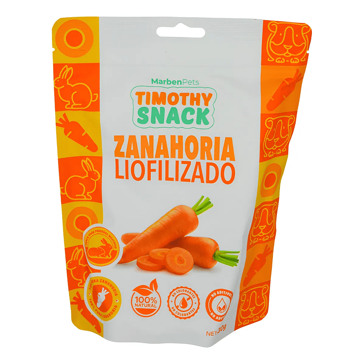 SNACKS LIOFILIZADO ZANAHORIA 30GRS 3