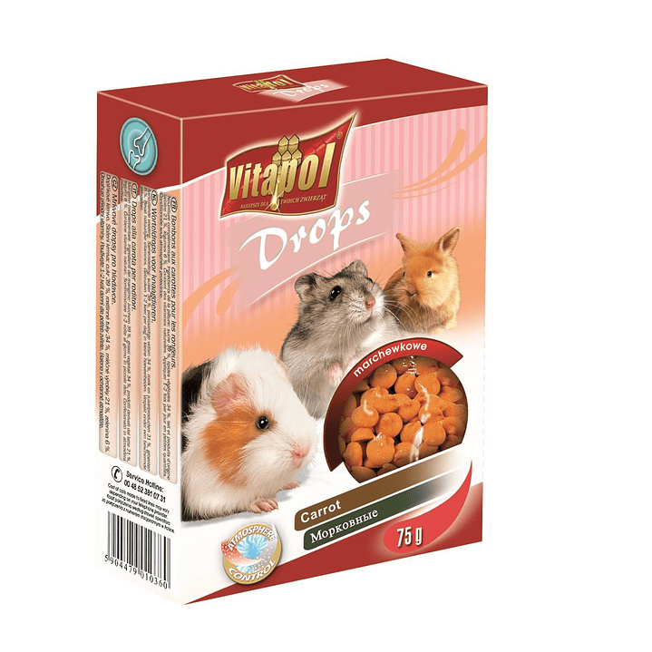 Vitapol Drops Para Roedores & Conejos 75g 2
