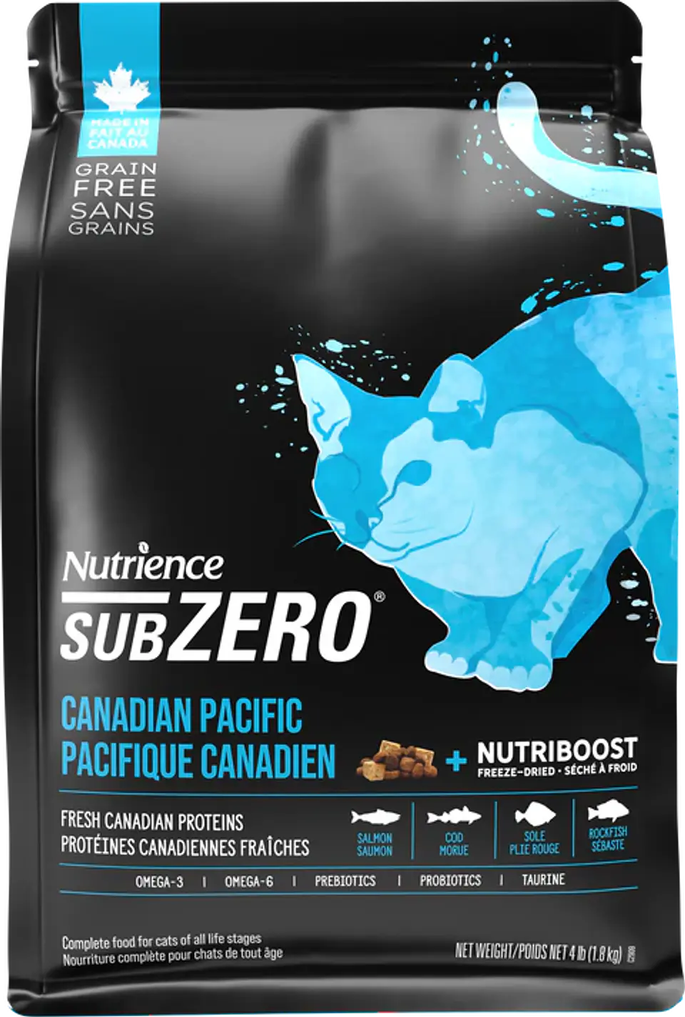 NUTRIENCE SUBZERO CAT CANADIAN PAC 1