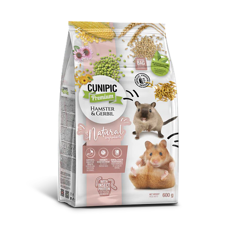 CUNIPIC HÁMSTER & GERBO PREMIUM 600 GR