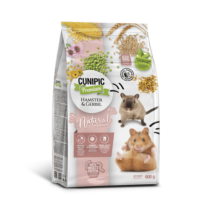 CUNIPIC HÁMSTER & GERBO PREMIUM 600 GR 1