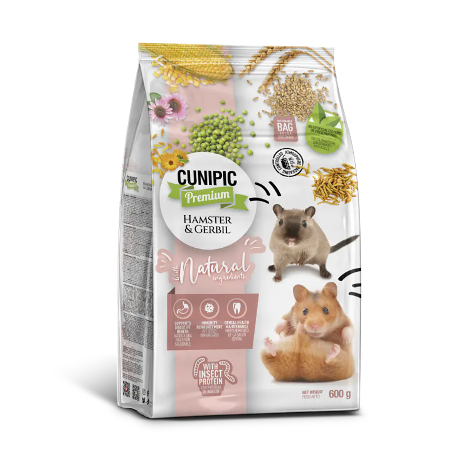 CUNIPIC HÁMSTER & GERBO PREMIUM 600 GR 1
