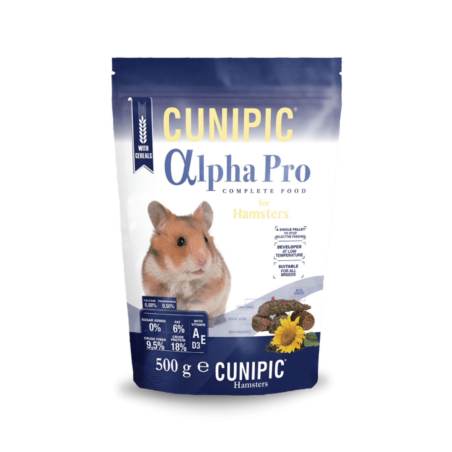 CUNIPIC ALPHA PRO HAMSTER 500 GR 1
