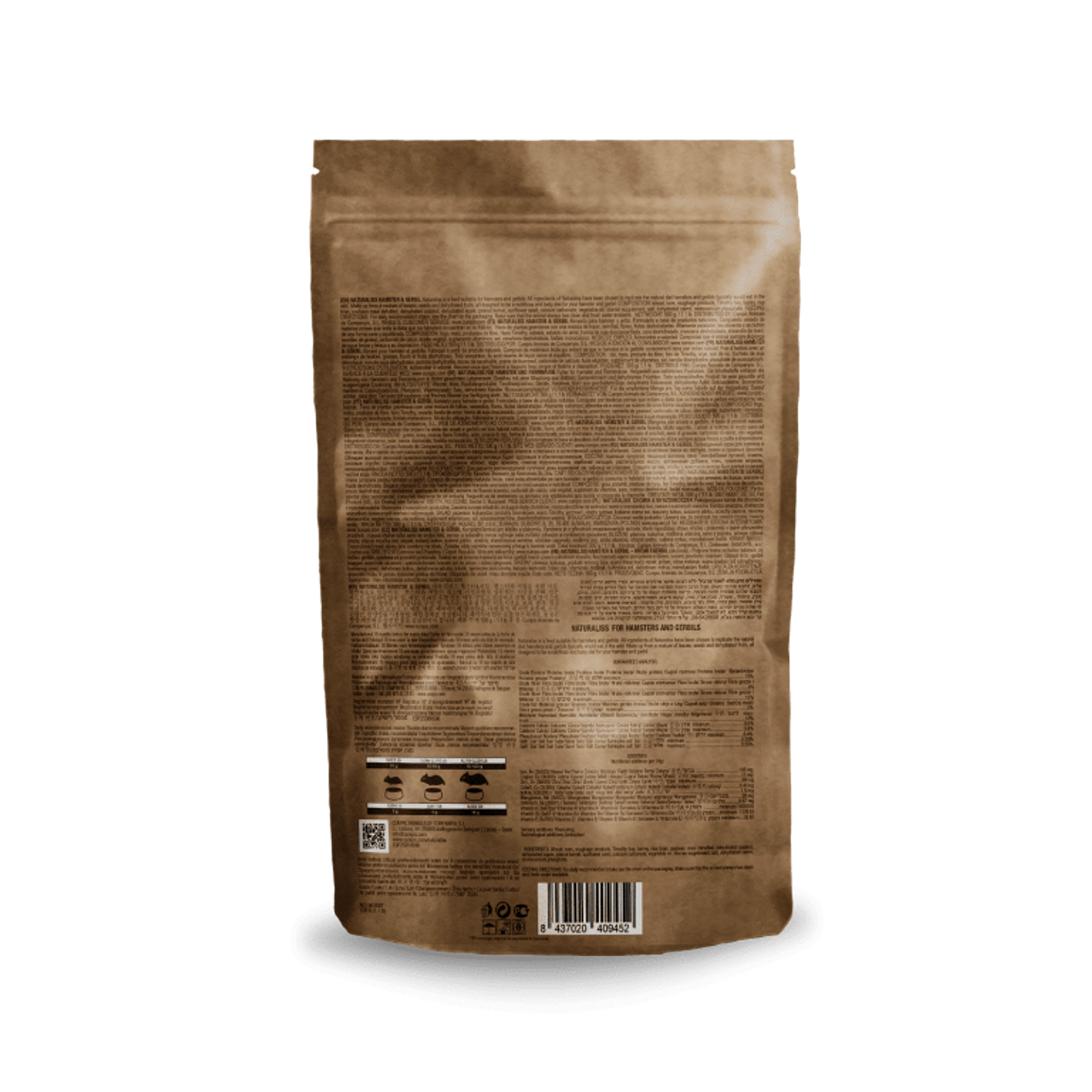 CUNIPIC NATURALISS HAMSTER & GERBIL 500 GR 2