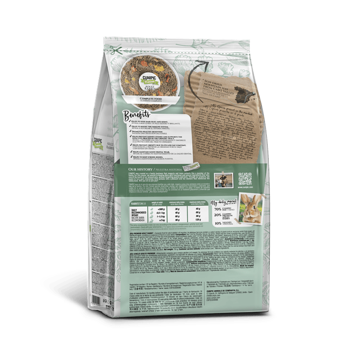 CUNIPIC CONEJO ADULTO PREMIUM 2