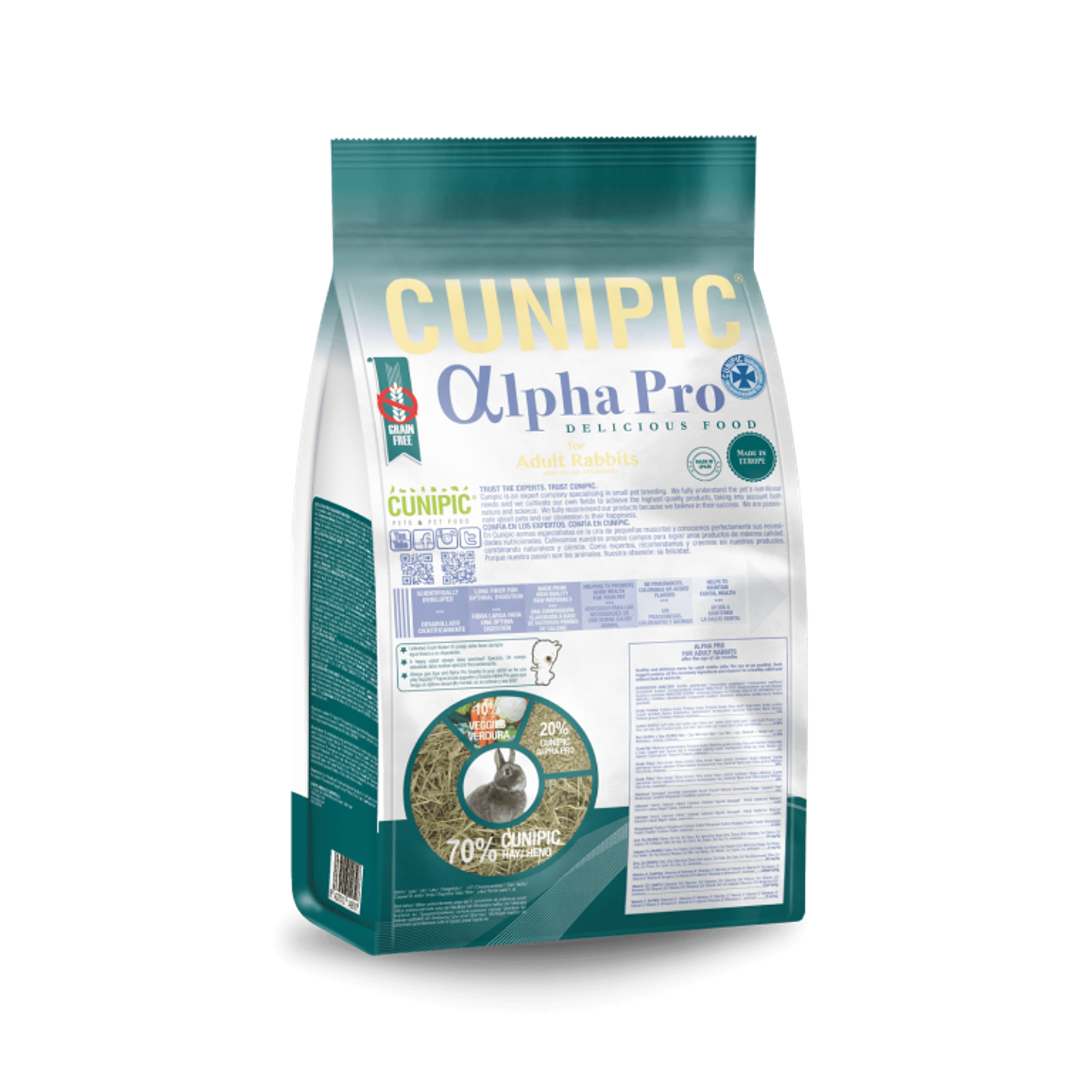 CUNIPIC ALPHA PRO CONEJO ADULTO 2