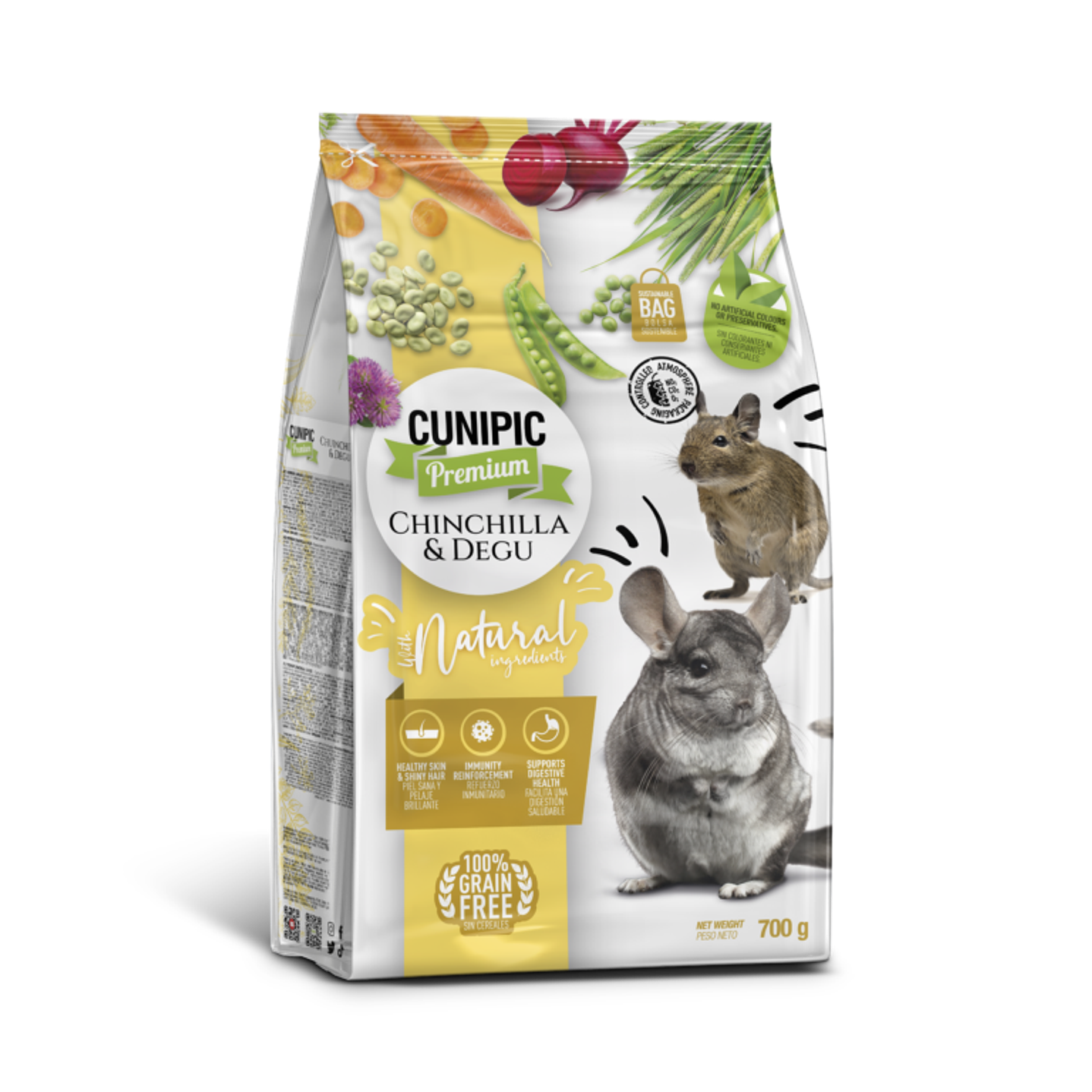 CUNIPIC CHINCHILLA & DEGU PREMIUM 1
