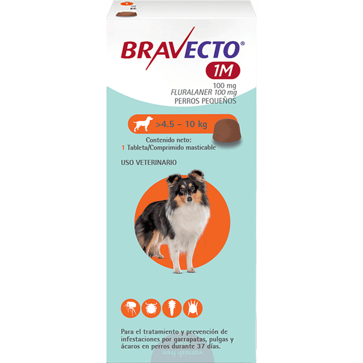 Antiparasitario Bravecto Perros 1 mes 1