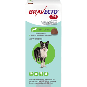 Antiparasitario Bravecto Perros 1 mes