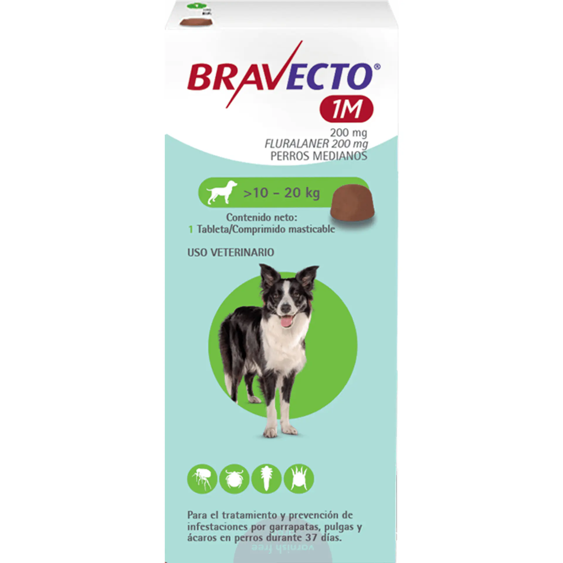 Antiparasitario Bravecto Perros 1 mes 2