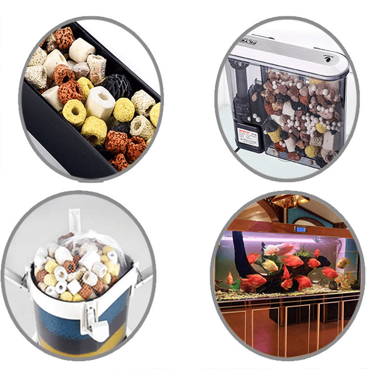 500g Mezcla de materiales filtrantes 12 en 1 para Acuario 4