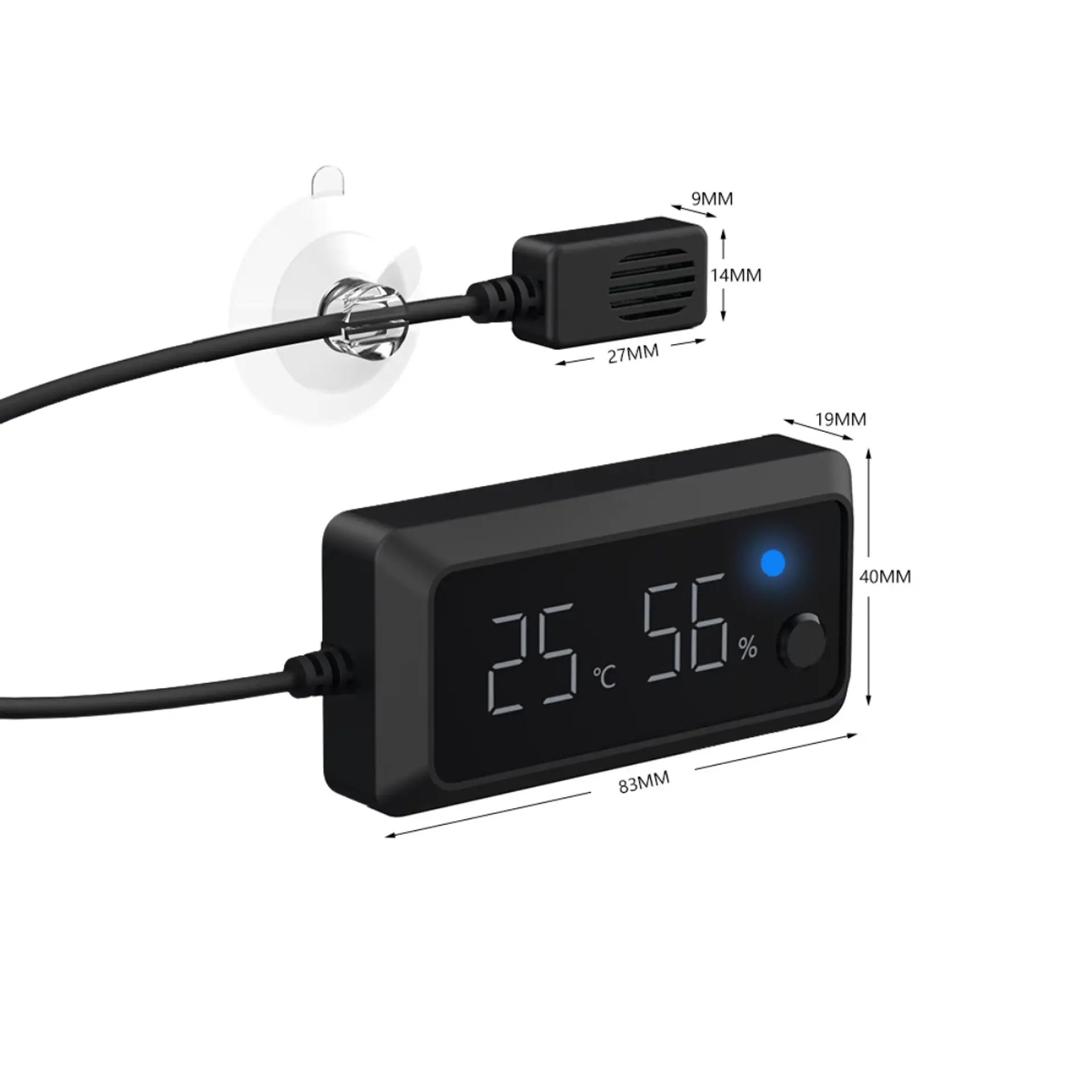 Termometro Higrometro digital inteligente con sonda  3