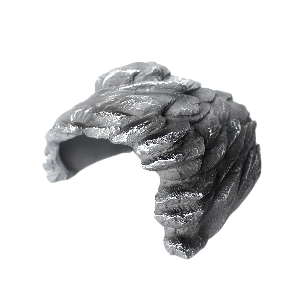 Escondite cueva roca gris