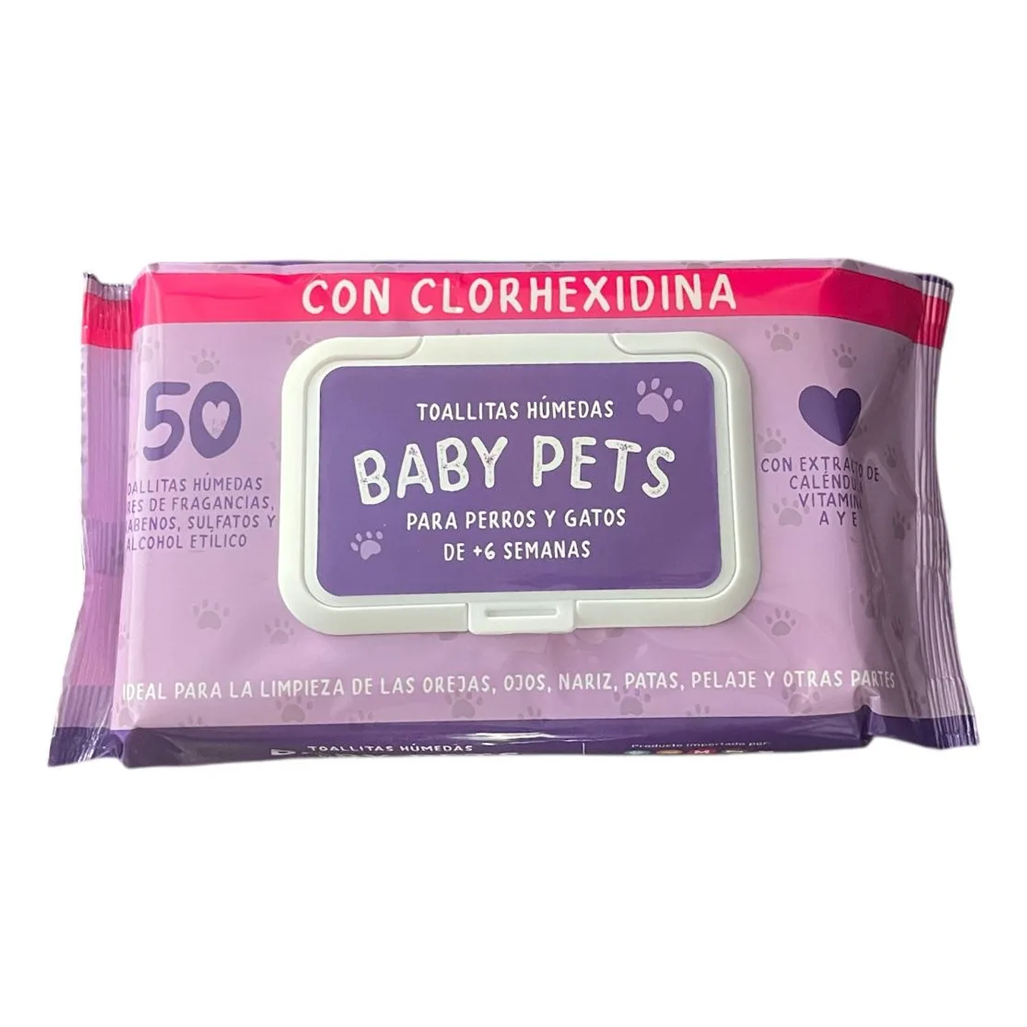 TOALLITAS HUMEDAS CLORHEXIDINA 50 UN 2