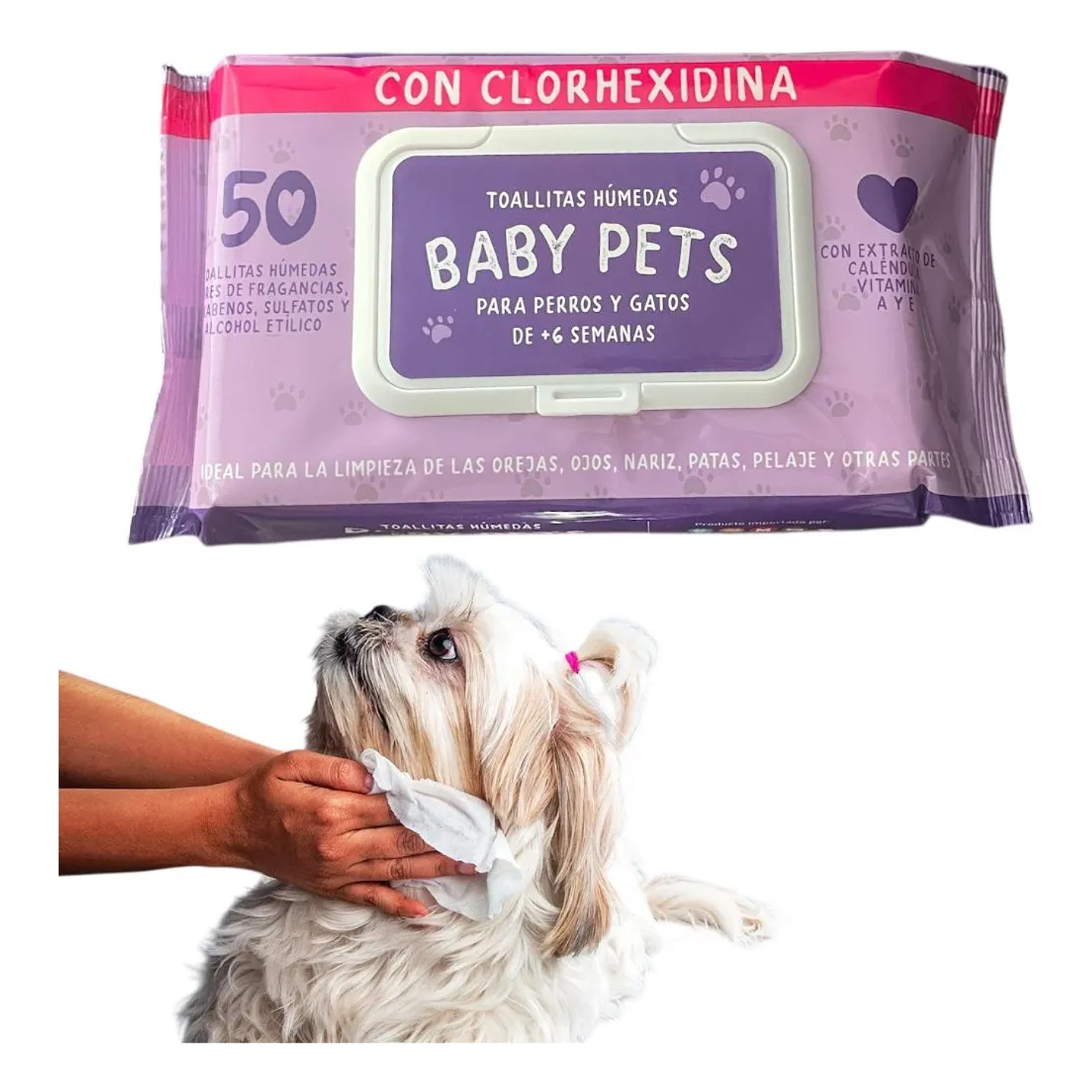 TOALLITAS HUMEDAS CLORHEXIDINA 50 UN 3