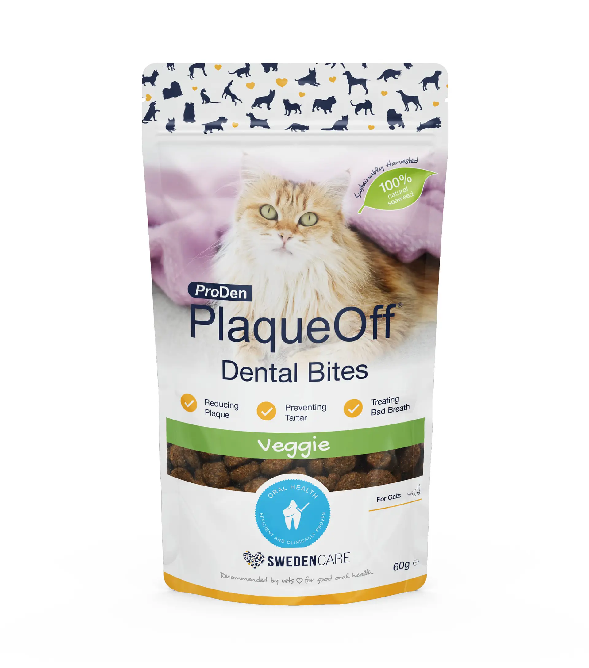 PlaqueOff Bites 60g gato 1