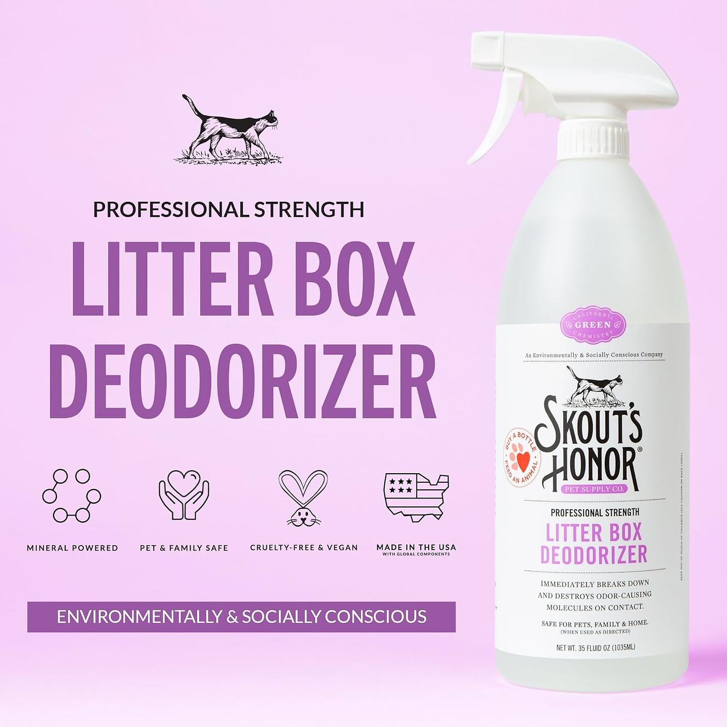 Desodorizante Litter Box 1035 ml-Skouts Honor 2