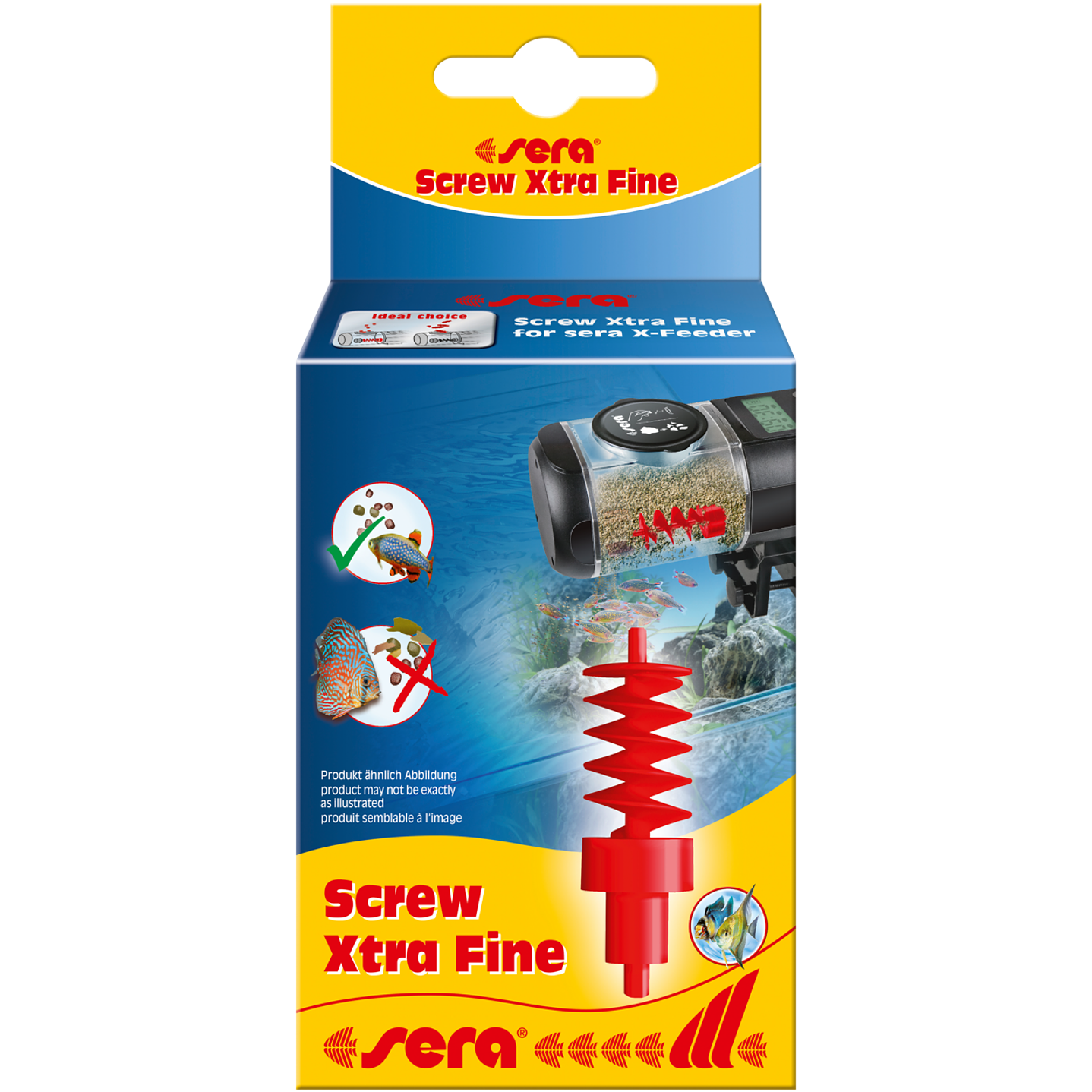 Screw Xtra Fine adaptador para alimentador automático SERA 1