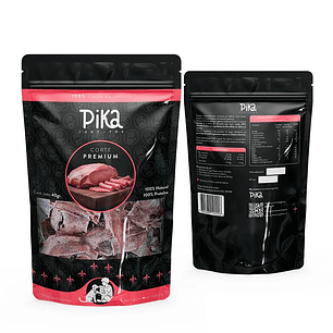 Snack Pika Carne 40gr - Natural y Proteico para Perros