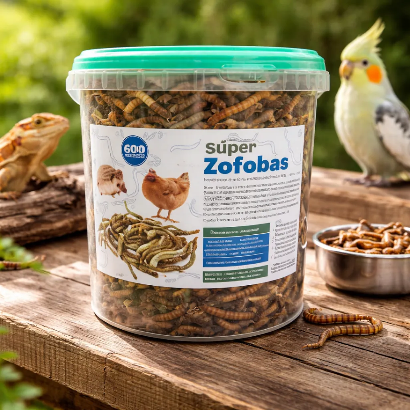 Zophobas Deshidratadas 400 gramos 2