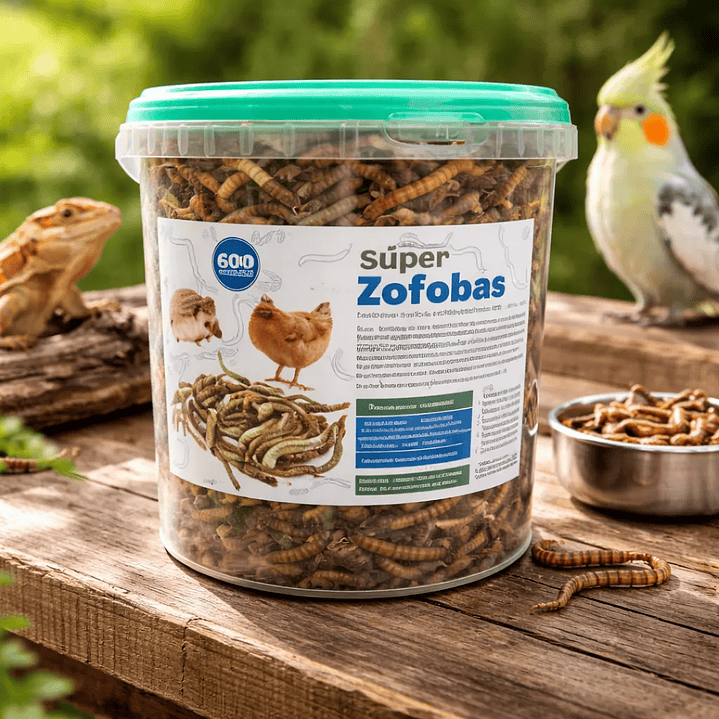 Zophobas Deshidratadas 400 gramos 2