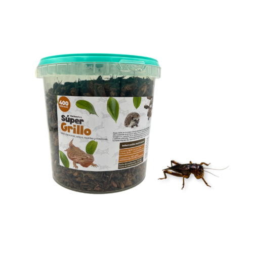 Grillos deshidratados 400 gramos
